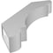 Ekena Millwork 3 1/2-in. W x 20-in. D x 24-in. H Olympic Architectural Grade PVC Knee Brace BRCP035X20X24OLY - alternate 5